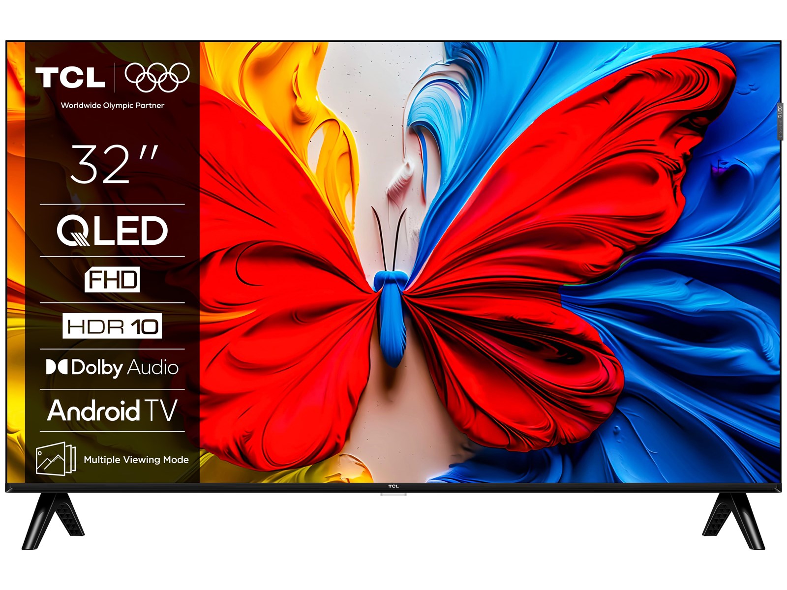 TCL 32" Flachbild TV QLED 1080p (Voll HD) 32S5K